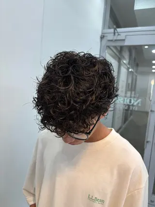 パーマ メンズ 京都河原町 メンズパーマ助川龍哉のヘアスタイル