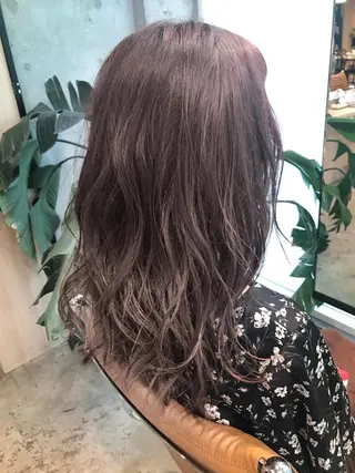 セミロング カラー パーマ 髪質改善🌟 TAKERUのヘアスタイル