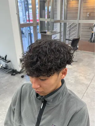 パーマ メンズ メンズ特化🔥 渡邉愛斗のヘアスタイル