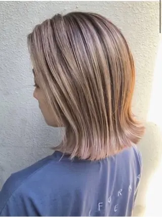 ミディアム カラー Hair&Make EARTHのヘアスタイル