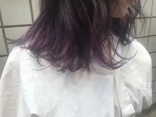 ミディアム カラー 透明感カラー/ レイヤー　YUKAのヘアスタイル