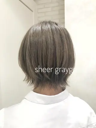ショート カラー 大平 美沙のヘアスタイル