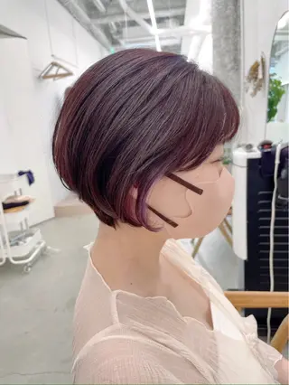 ショート カラー カラーモデル募集中 ✨hinahaのヘアスタイル