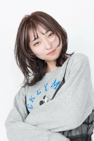 セミロング 杉若 利彦のヘアスタイル