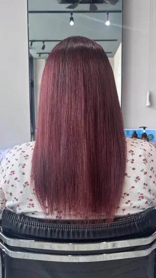 セミロング 海老名駅🫧トレンド カラー🫧橋本小雪のヘアスタイル