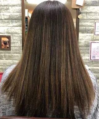 ロング キセ ワカナのヘアスタイル