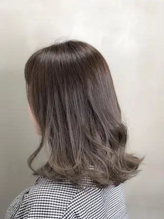ミディアム カラー 【透明感、艶髪】西村 有司のヘアスタイル