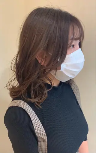 ロング カラー megu 髪質改善TaLeのヘアスタイル