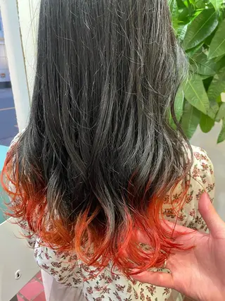 カラー 【店長】インナー指名 No.1戸塚優思のヘアスタイル