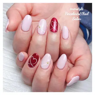 ミディアム ネイル 🐾enen style 🐾のネイルデザイン