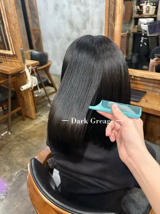 セミロング カラー Hina/カラー特化 /艶カラーのヘアスタイル