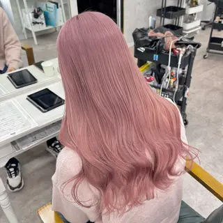 ロング カラー JUNSHIN🦋 ヘアセット／カラーのヘアスタイル