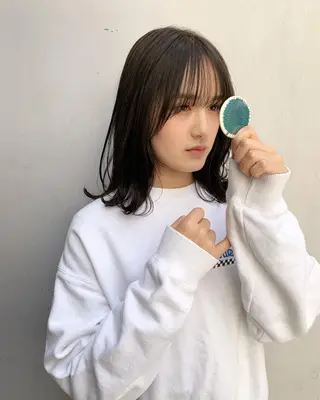 ミディアム 伊藤 拓哉のヘアスタイル