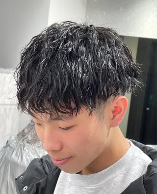 パーマ メンズ 京都河原町 メンズパーマ助川龍哉のヘアスタイル