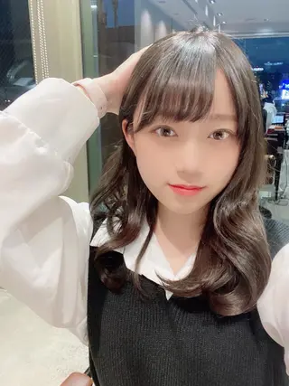 カラー 顔まわりの神様✨ 透明感カラー藤嶋秀幸のヘアスタイル