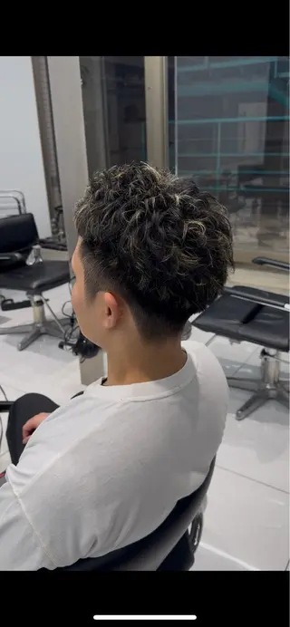 カラー パーマ fifth Oita メンズパーマのヘアスタイル
