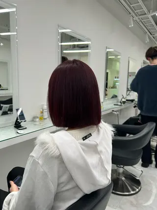 ショート カラー レイヤー×透明感カラ ー🕊AZUSAのヘアスタイル