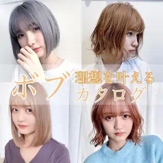 ミディアム カラー i'll 未空のヘアスタイル