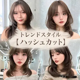 ミディアム カラー 💗縮毛矯正/ボブ レイヤー/大和田拓夢のヘアスタイル