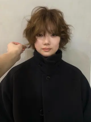 ショート ヘアアレンジ ニュアンスカラー🧶 nanacoのヘアスタイル