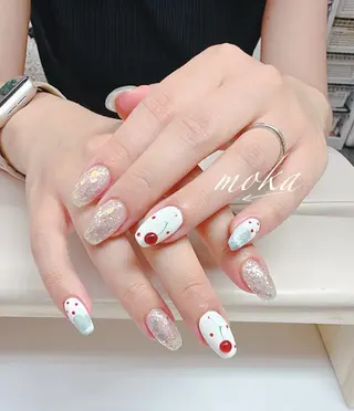 ネイル 胡蝶蘭レディースサロ ンNailMOKAのネイルデザイン