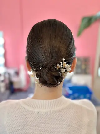 ロング 北本 美幸のヘアスタイル