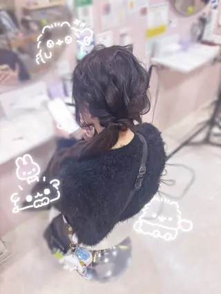ロング ヘアアレンジ pupe まいのヘアスタイル