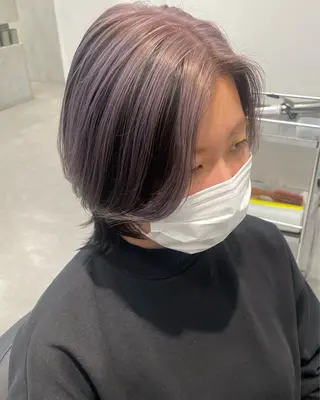 ショート カラー 髪質改善ストレート 🌈似合わせカットのヘアスタイル
