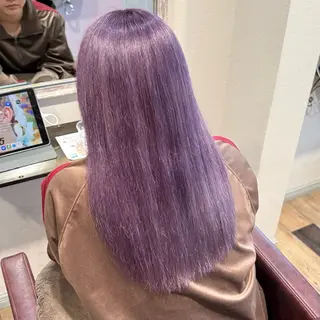 セミロング カラー 柔らかいbeige ¦韓国¦🩰マユ🩰のヘアスタイル