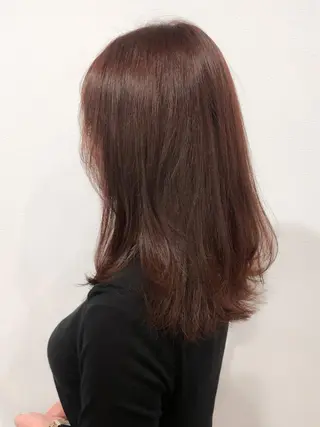 ミディアム カラー ダメージレスサロン✨ kayo🌱のヘアスタイル