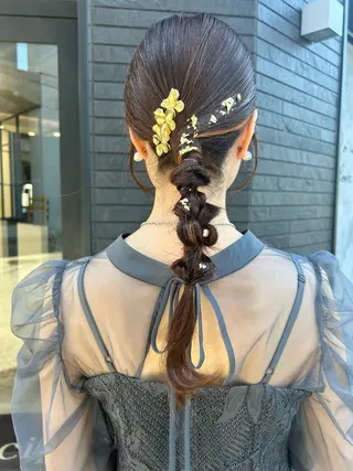 ヘアアレンジ 河野いずみ レイヤー/ボブ 🤍のヘアスタイル