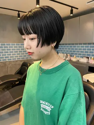 ショート カラー 👑ボブはお任せ ミヤノ👑のヘアスタイル