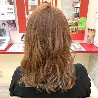 セミロング カラー 櫻井 なんなのヘアスタイル