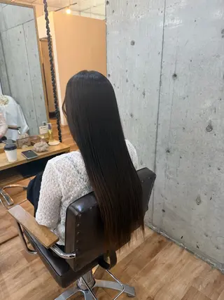 ロング 林 純玲のヘアスタイル