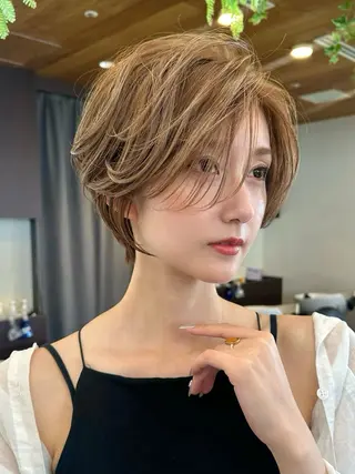 ショート カラー お悩み解決ショート/ 似合わせカット/といのヘアスタイル