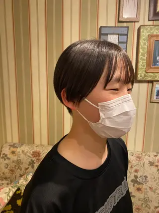 ショート LUVISM新潟🎀 透明感カラー/ミユのヘアスタイル