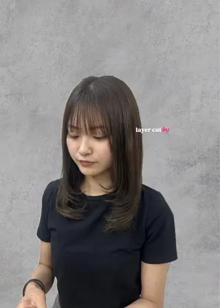 韓国カット/トレンド 杏🎀ོのヘアスタイル