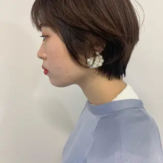ショート カラー 石井 静のヘアスタイル