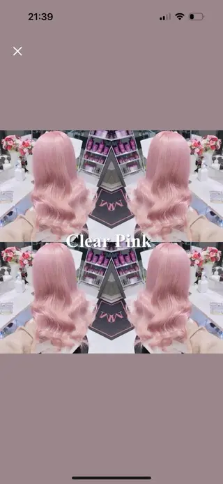 セミロング カラー ハイトーン特化💍 chloe💍韓国のヘアスタイル