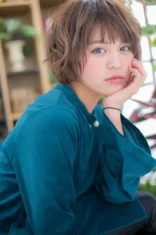 ショート カラー パーマ 🍀鶴貝 幸哉🍀のヘアスタイル