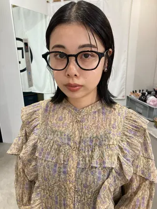 ミディアム 🧚🏼ボブパーマ 歩美のヘアスタイル