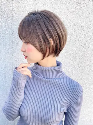 ショート ショート/ボブ 艶髪カラーTOSHIのヘアスタイル