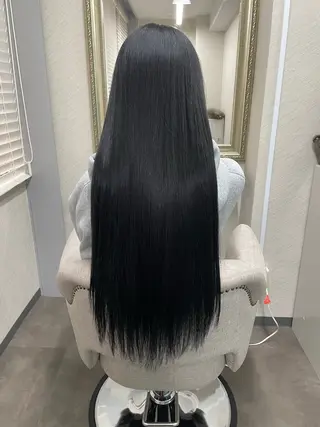 ロング カラー 髪質改善/縮毛矯正 アンナ🍊のヘアスタイル