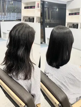 ミディアム パーマ 生艶髪&レイヤー🔔 渋谷お薦めNo.1✨のヘアスタイル