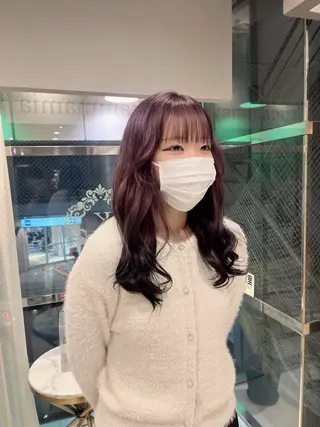 セミロング 川村 夏のヘアスタイル
