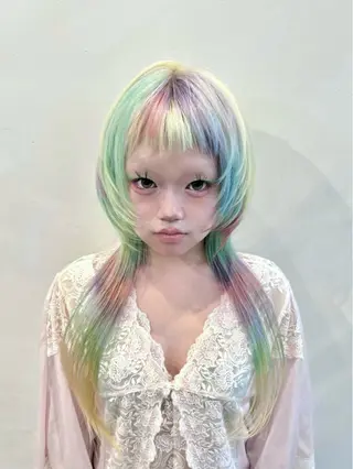 ロング カラー レイヤーカット♡ のぐちまおのヘアスタイル