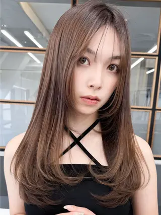 ロング 中嶋 礼愛のヘアスタイル