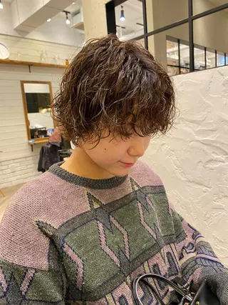 ショート パーマ フレンチボブパーマ Yuukiのヘアスタイル