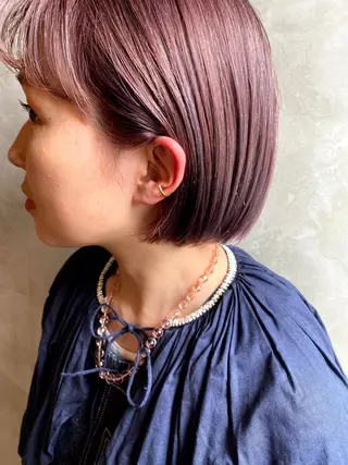 ショート カラー -福岡博多筑紫口- 大津成美のヘアスタイル