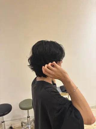 メンズ レディースレイヤー× 透明感カラー/紗彩のヘアスタイル
